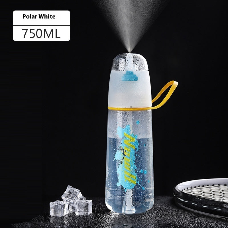 Girls' Hydrating and Cooling Sports Spray Water Bottle