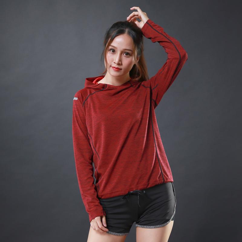 Women Thin Fitness Long Sleeve T-shirt