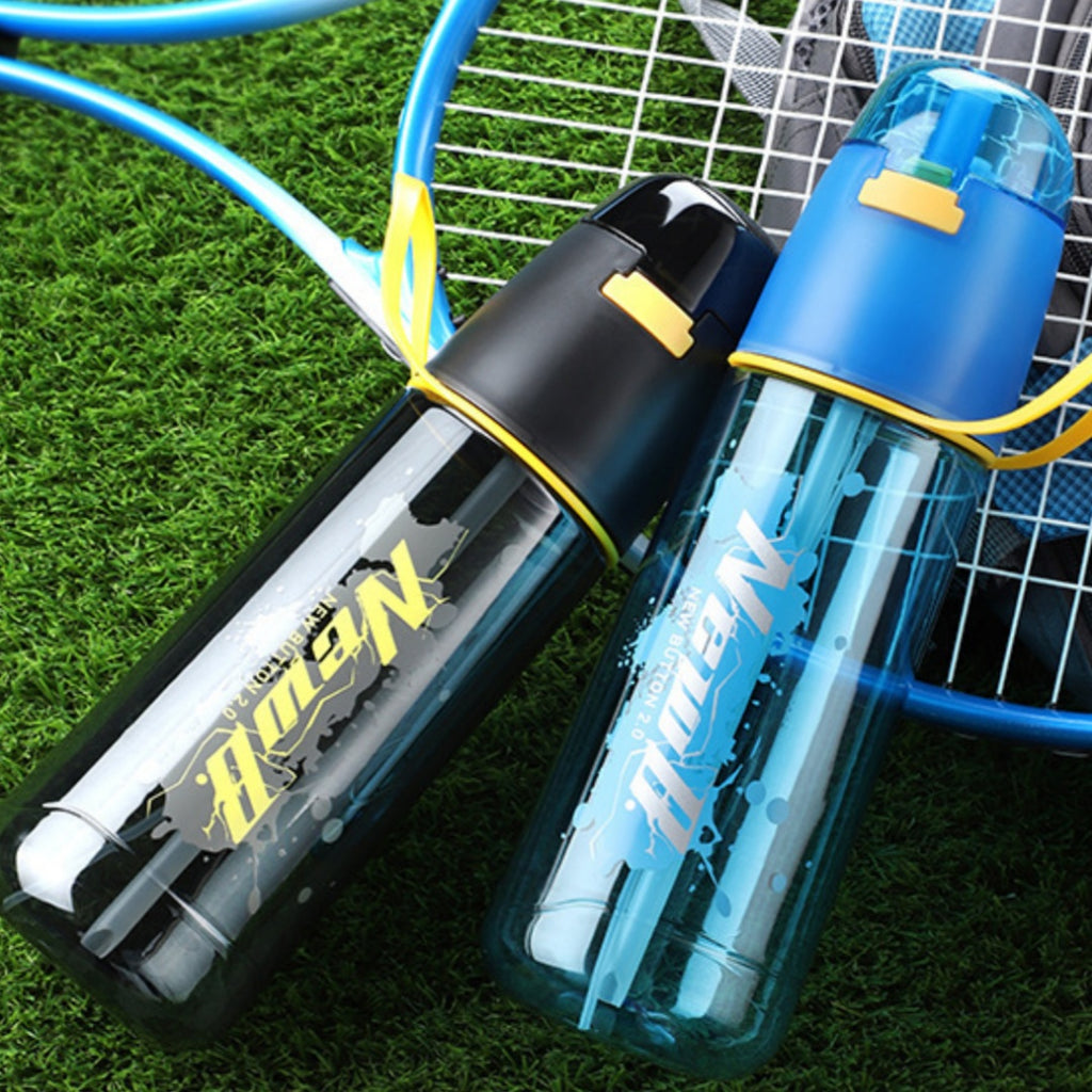 Girls' Hydrating and Cooling Sports Spray Water Bottle