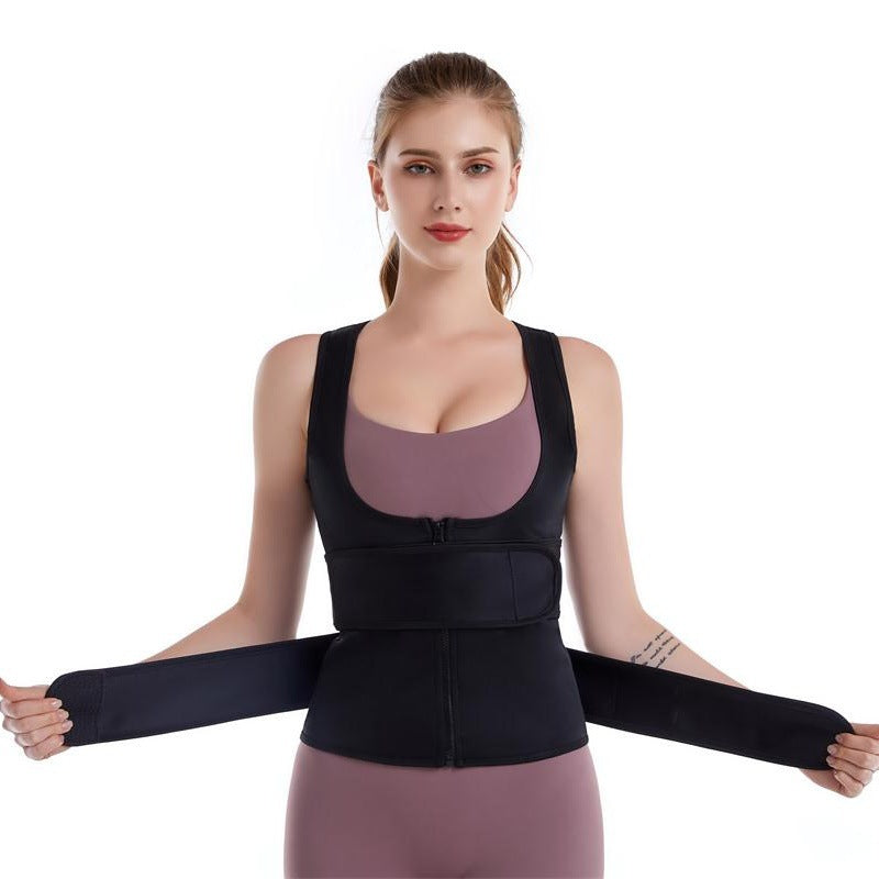 Neoprene Waist Trainer for Women Workout Trimmer Belt Sauna Sweat Corset Cincher