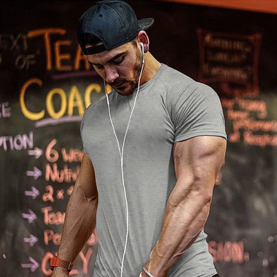 Camiseta de compresion monocromatica para fitness
