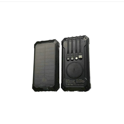 Cargador Inalámbrico Solar Fuente de Alimentación Portátil