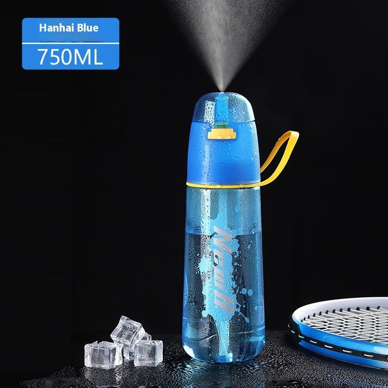 Girls' Hydrating and Cooling Sports Spray Water Bottle