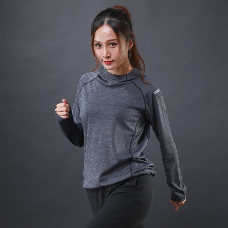 Women Thin Fitness Long Sleeve T-shirt