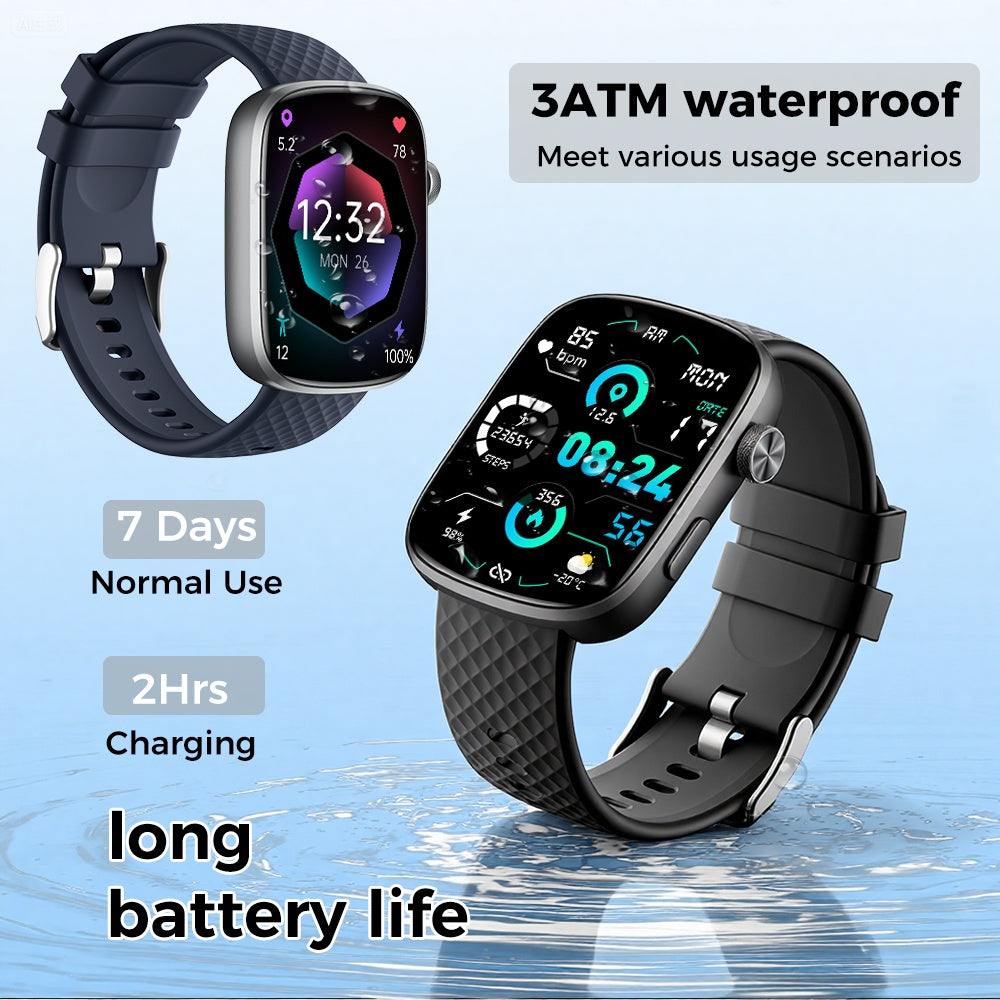 1.95-inch Smartwatch Fitness Tracker with Multiple Exercise Modes